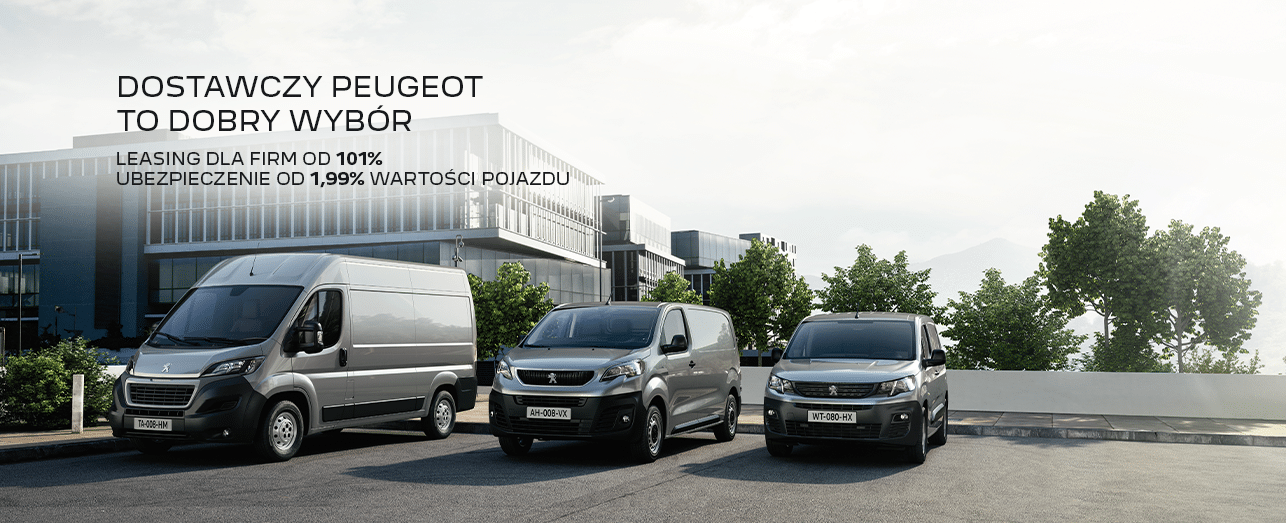 Gama samochodów dostawczych Peugeot